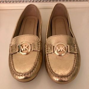 Michael Kors Gold Flats